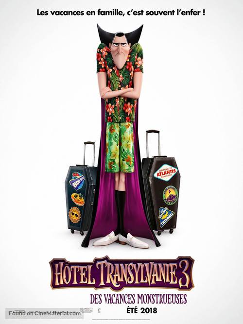 Hotel Transylvania 3: Summer Vacation - French Movie Poster