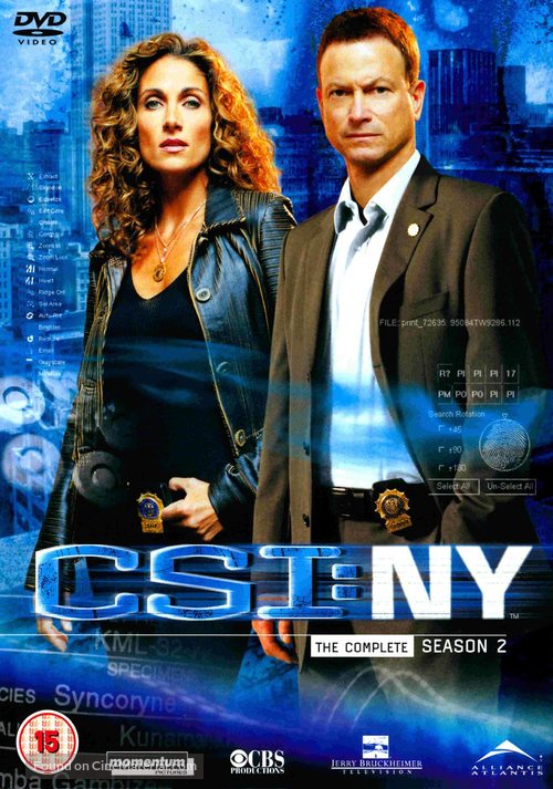&quot;CSI: NY&quot; - British DVD movie cover