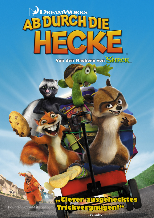 Over the Hedge - German Movie Cover