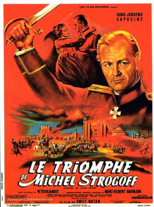 Le triomphe de Michel Strogoff - French Movie Poster