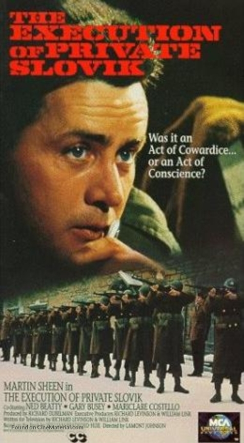 The Execution of Private Slovik - VHS movie cover