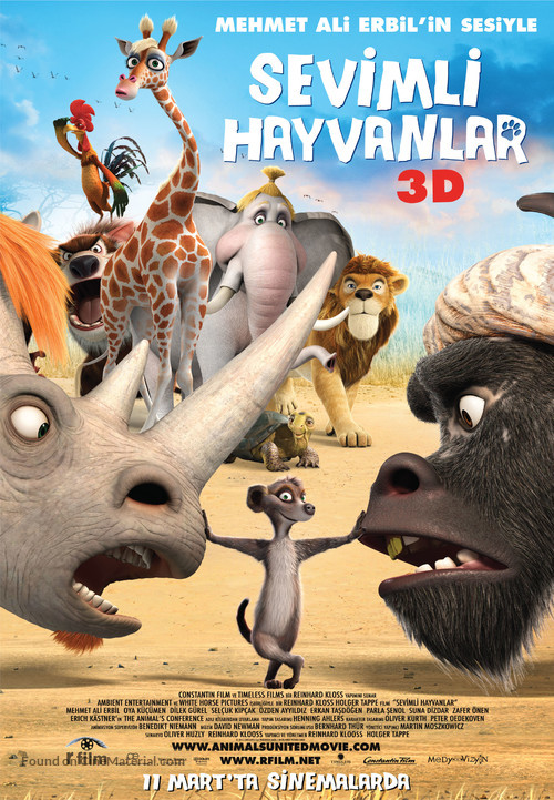 Konferenz der Tiere - Turkish Movie Poster