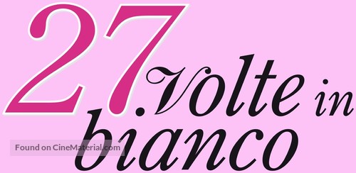 27 Dresses - Italian Logo