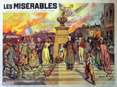 Les mis&eacute;rables - French Movie Poster