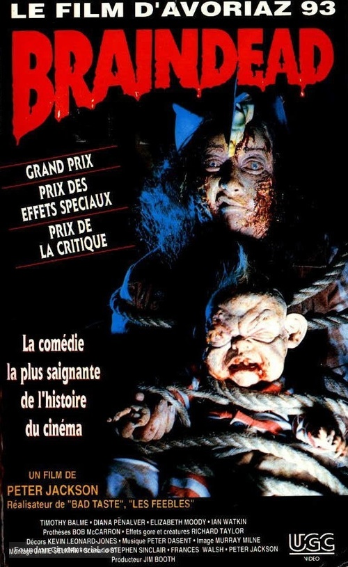 Braindead - French VHS movie cover