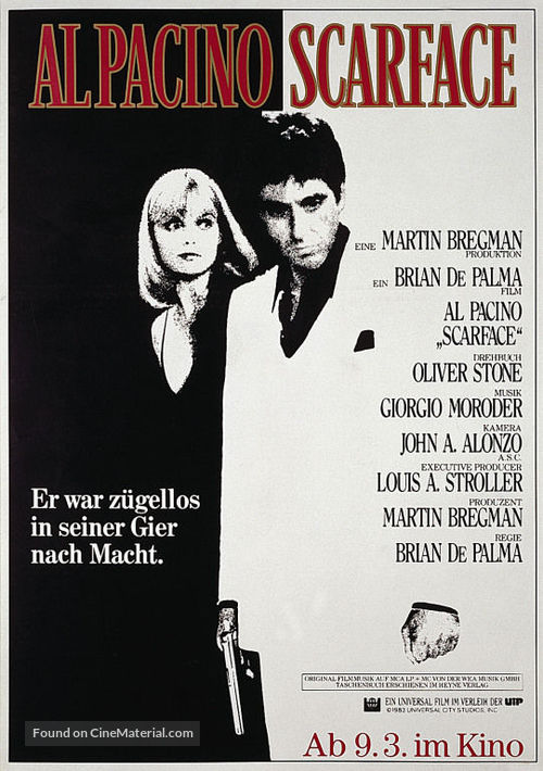 Scarface - German Movie Poster