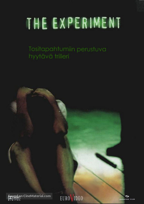 Das Experiment - Finnish Movie Cover