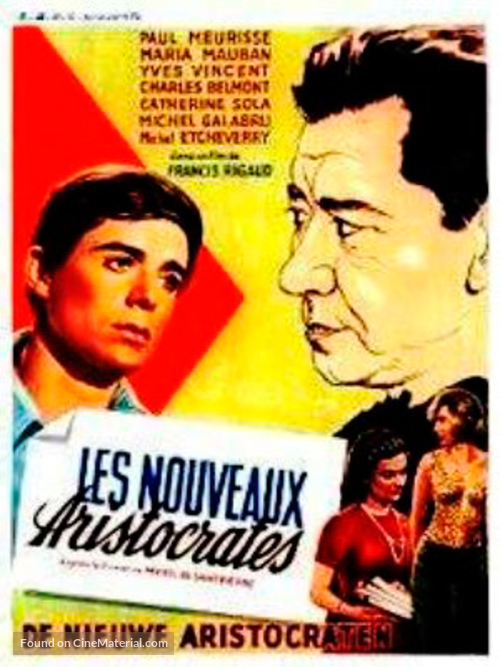 Les nouveaux aristocrates - Belgian Movie Poster