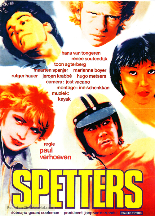 Spetters - Dutch Movie Poster
