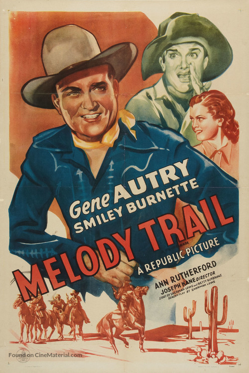 Melody Trail - Re-release movie poster