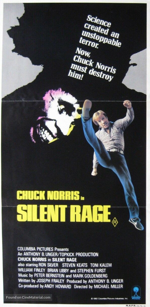 Silent Rage - Australian Movie Poster