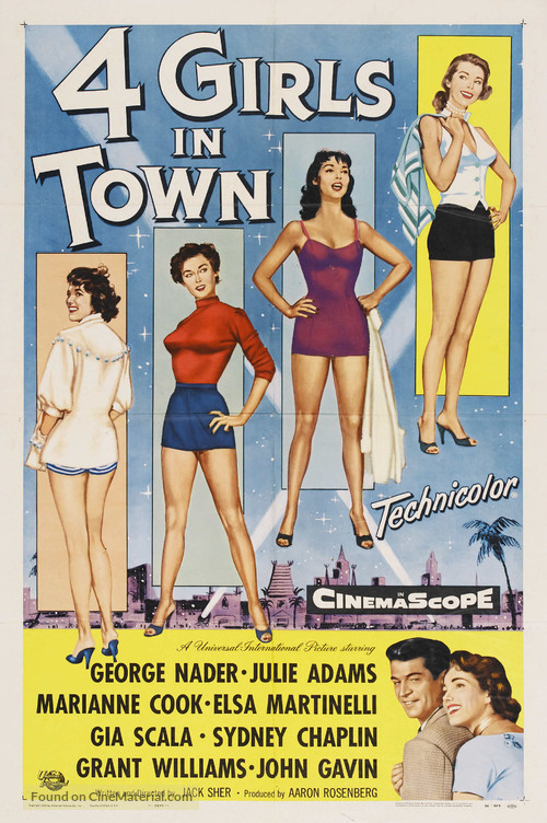 Four Girls in Town - Movie Poster