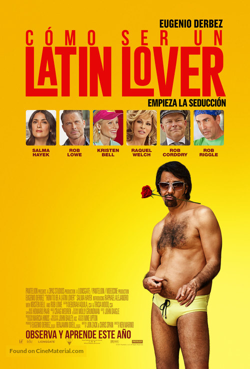 How to Be a Latin Lover - Chilean Movie Poster