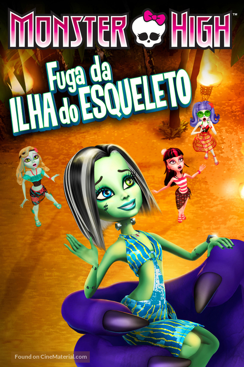 Monster High: Escape from Skull Shores - Brazilian Movie Cover