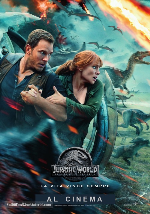 Jurassic World: Fallen Kingdom - Italian Movie Poster