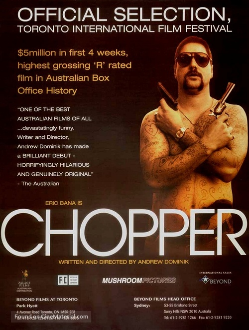 Chopper - Canadian Movie Poster