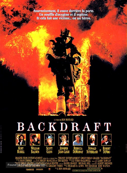 Backdraft - French Movie Poster