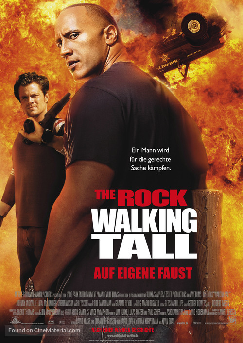 Walking Tall - German Movie Poster