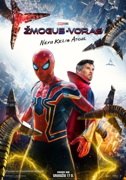 Spider-Man: No Way Home - Lithuanian Movie Poster