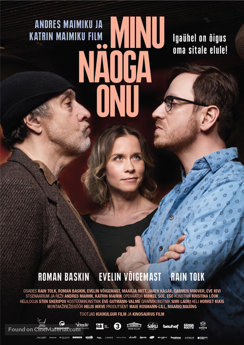 Minu n&auml;oga onu - Estonian Movie Poster