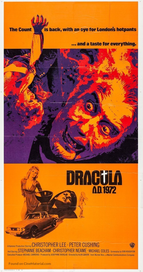 Dracula A.D. 1972 - Movie Poster