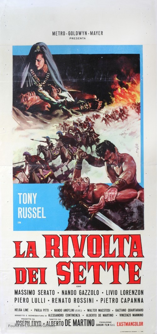 La rivolta dei sette - Italian Movie Poster