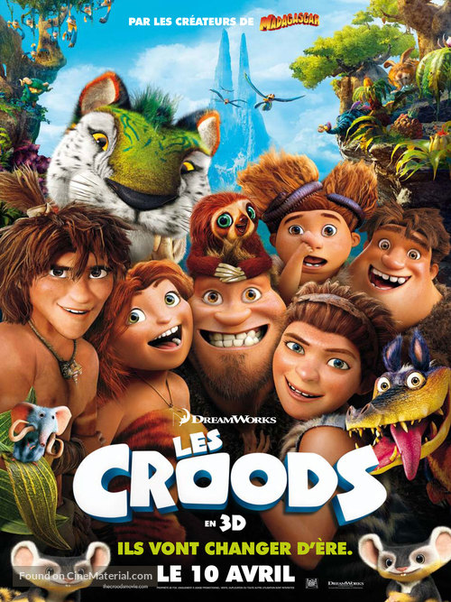 The Croods - French Movie Poster