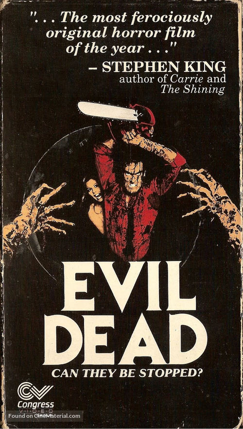 The Evil Dead - VHS movie cover