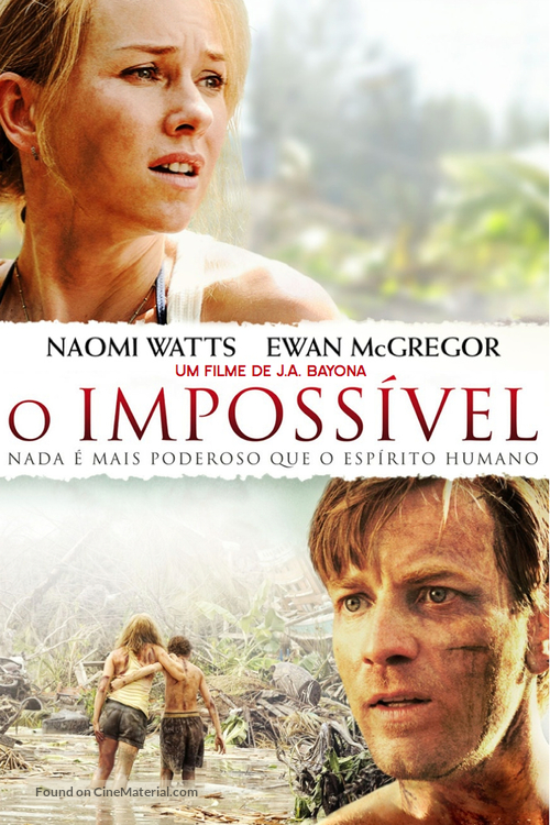 Lo imposible - Brazilian DVD movie cover