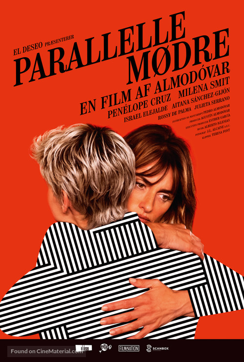 Madres paralelas - Danish Movie Poster