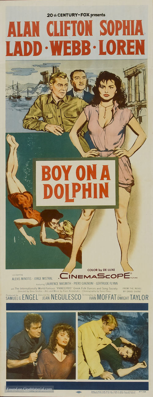 Boy on a Dolphin - Movie Poster