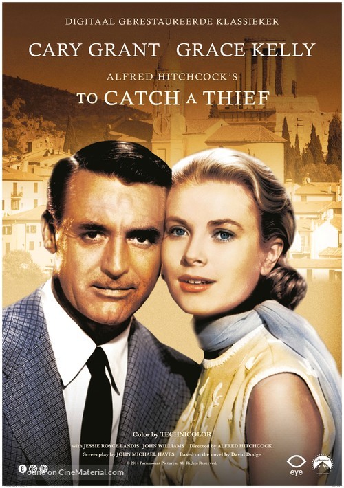 To Catch a Thief - Dutch Re-release movie poster