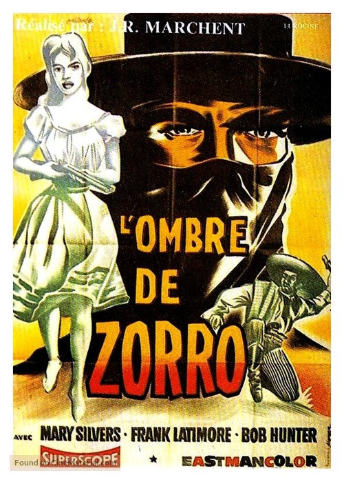 L&#039;ombra di Zorro - French Movie Poster