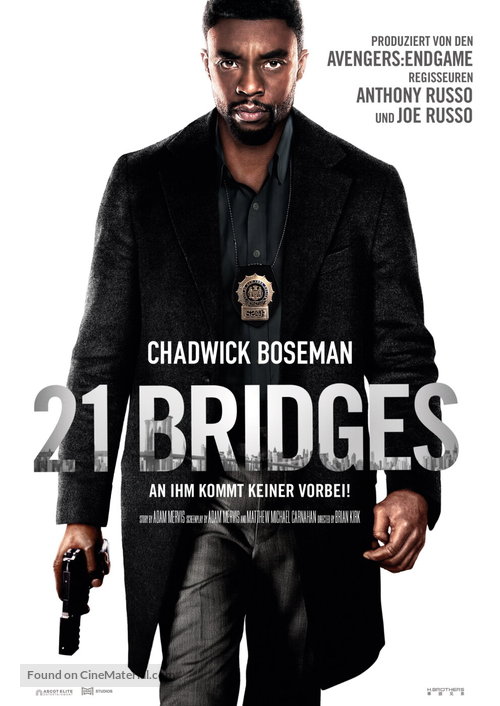 21 Bridges - Swiss Movie Poster