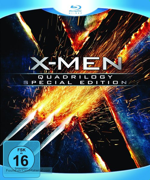 X-Men - German Blu-Ray movie cover