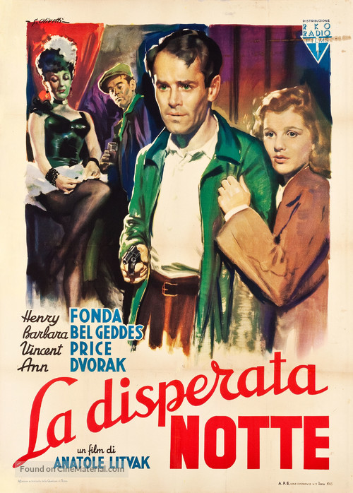 The Long Night - Italian Movie Poster