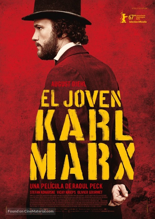 Le jeune Karl Marx - Spanish Movie Poster