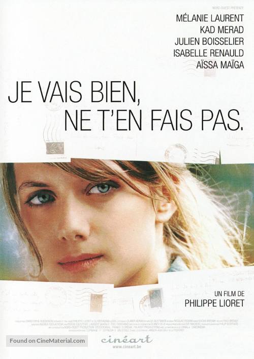 Je vais bien, ne t&#039;en fais pas - Belgian DVD movie cover