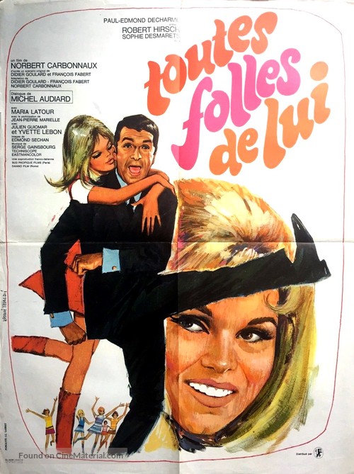 Toutes folles de lui - French Movie Poster