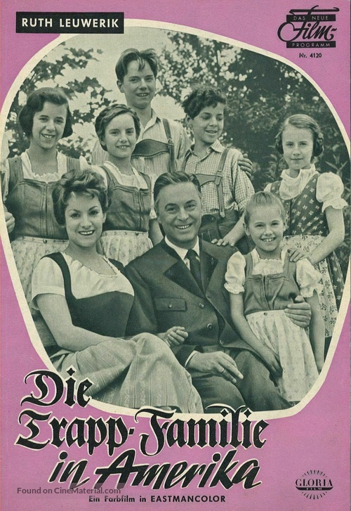 Die Trapp-Familie in Amerika - German poster