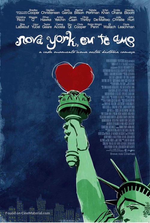 New York, I Love You - Brazilian Movie Poster