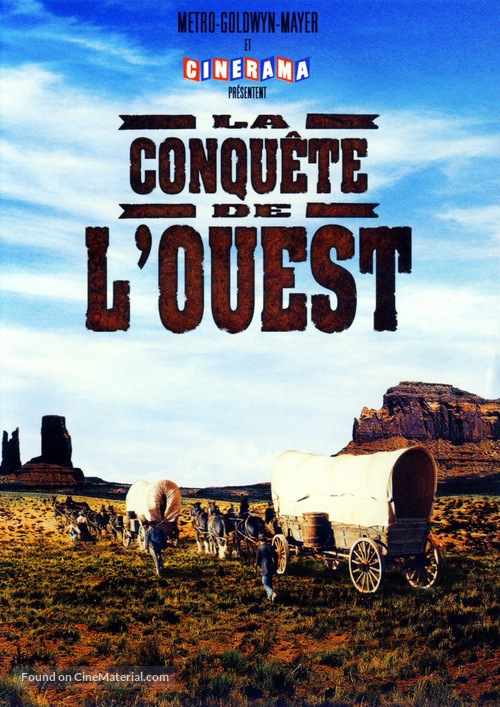 How the West Was Won - French Movie Cover