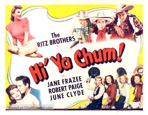 Hi&#039;ya, Chum - Movie Poster