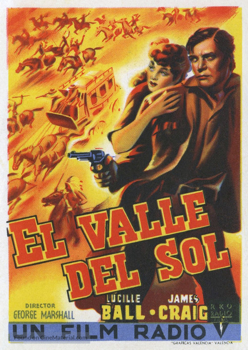 Valley of the Sun - Spanish Movie Poster