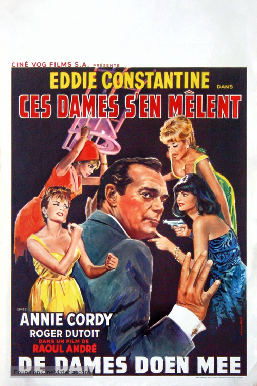 Ces dames s&#039;en m&ecirc;lent - Belgian Movie Poster