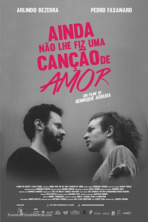 I am yet to make you a love song - Brazilian Movie Poster