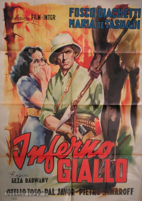 Inferno giallo - Italian Movie Poster