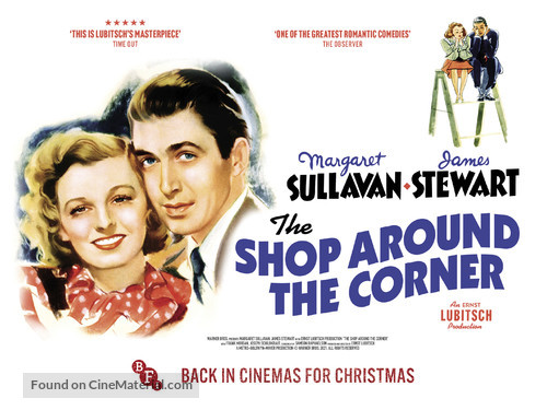 The Shop Around the Corner - British Movie Poster