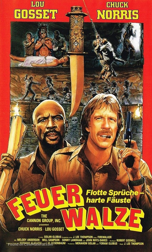 Firewalker - German VHS movie cover