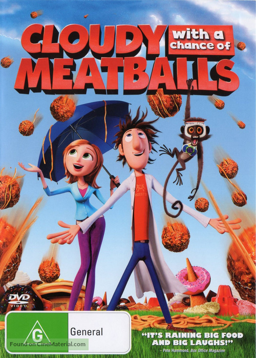 Cloudy with a Chance of Meatballs - Movie Cover